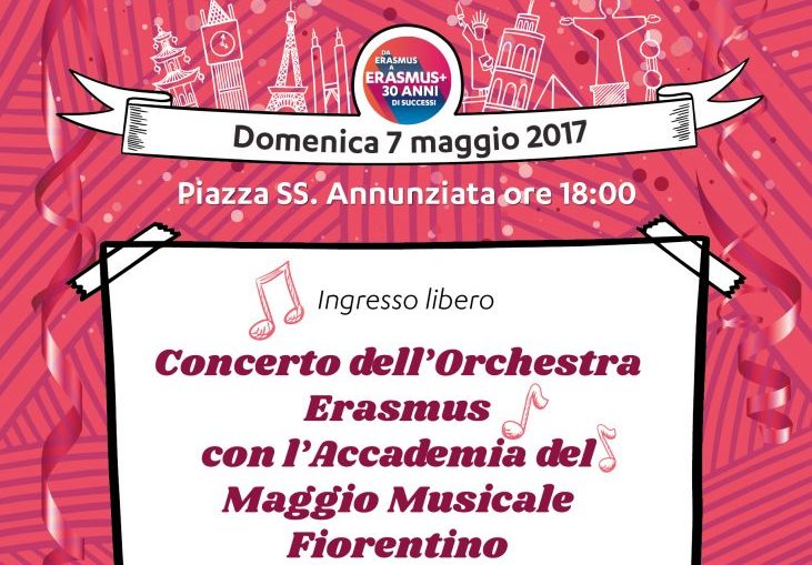 Concerto dell’Orchestra Erasmus con l’Accademia del Maggio Musicale Fiorentino